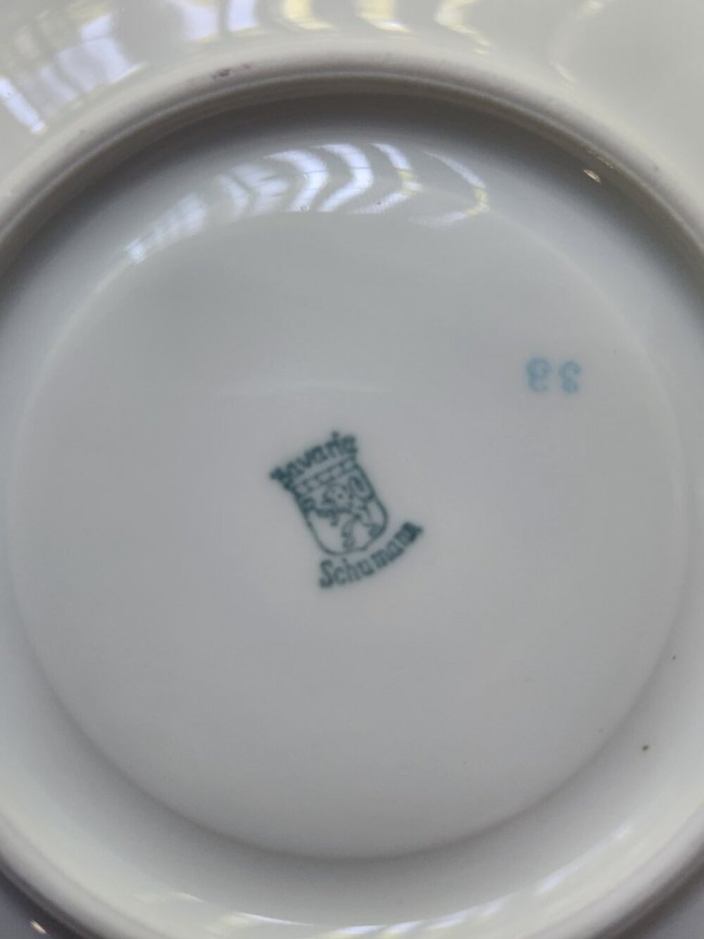 Schumann Bavaria Dresden Empress Chateau Flat Teacup Cup Saucer Set - Picture 5 of 5